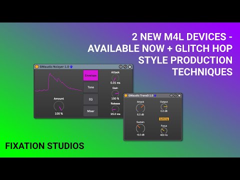 New M4L Devices - GMaudio Noizyer + TransD - Explanation & Examples