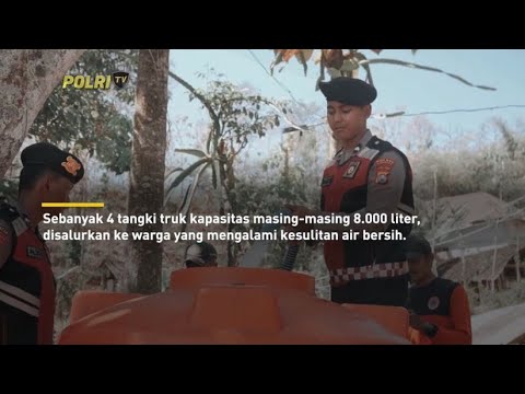POLRES PONOROGO SALURKAN AIR BERSIH