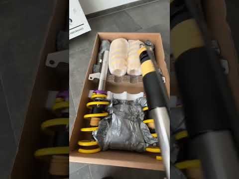 Unboxing KW V3 coilovers. #kw #kwsuspensions #kwv3 #coilovers #shorts