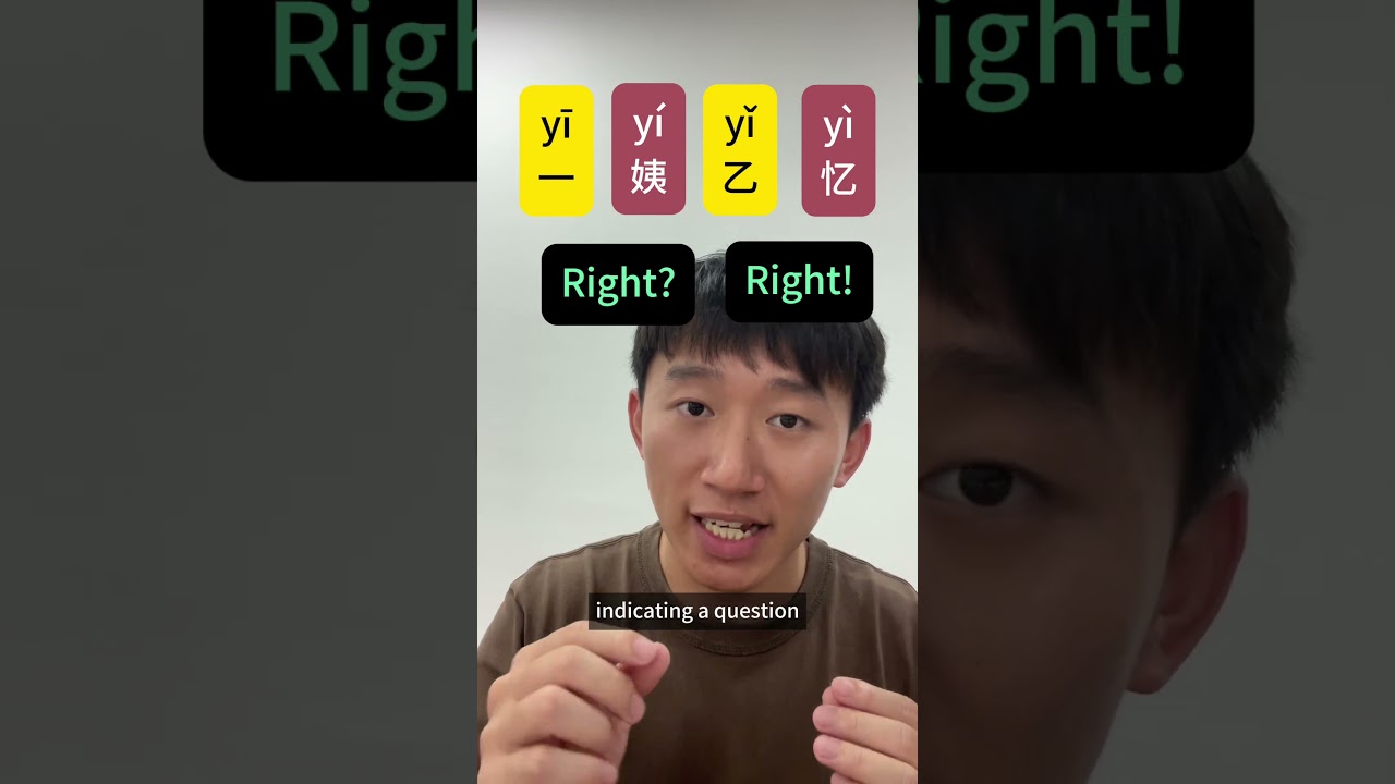 Distinguish Chinese tones in 2 minutes #learnchinese #chinesetones #pinyin #mandarin