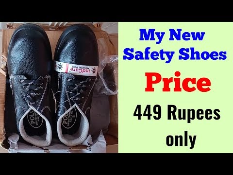 Safety shoes unboxing