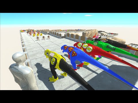 FPS Avatar vs Superman, Spiderman, Hulk, Batman, Flash Speed Race Championship - ARBS