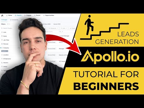 [Apollo.io 2024] B2B Lead Generation Tutorial For Beginners