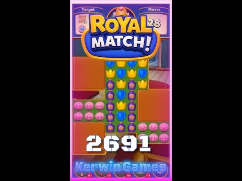 Royal Match Level 2691 - No Boosters Gameplay