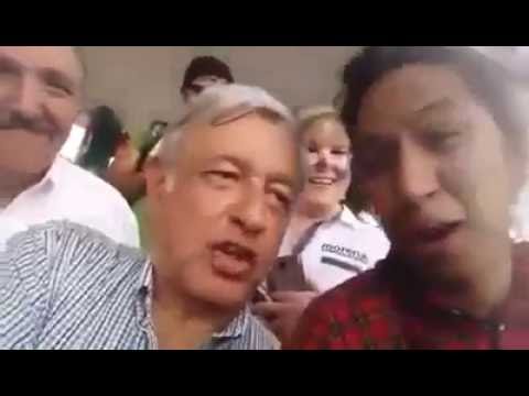 Manuel Lopez Obrador manda saludos a Seguidores De La Grasa :V