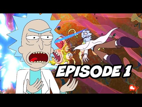 Rick and Morty Season 4 Episode 1 Opening Scene Easter Eggs Breakdown Video