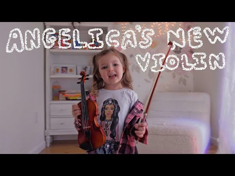 4-year-old Angelica Nero Unveils & Demos Her Custom Violin by German Master Luthier Maria Sanders