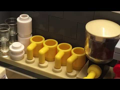 LEGO MOC Modular Coffee Shop & Tools/DIY Shop