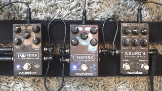 Video thumbnail for All Neunaber Pedalboard (Immerse Mk II, Inspire, Neuron) - Ambient & Rock Jam by Antoine Michaud