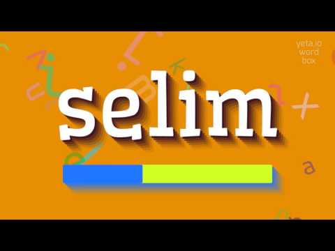 How to say "selim"! (High Quality Voices)