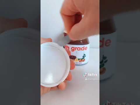 Nutella under the lid surprise