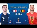 LINEUPS – FRANCE v BELGIUM - MATCH 61 @ 2018 FIFA World Cup™