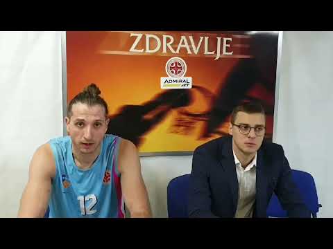 Press konferencija KK Zdravlje  KK Sloboda (78:75) 8.kolo AdmiralBet KLS 2021