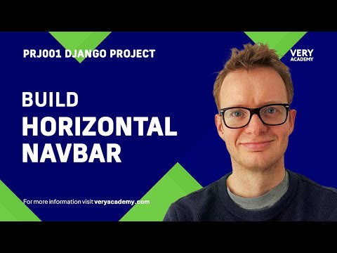 Django Project | Horizontal Bootstrap Navbar thumbnail