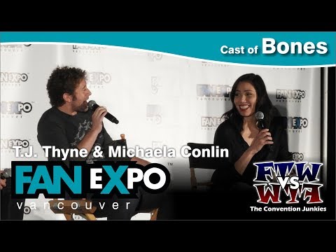 Bones' T.J. Thyne & Michaela Conlin - Fan Expo...