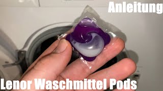 Lenor Waschmittel Pods All-in-1 Color Waschmittel, Amethyst Blütentraum, 40°C Buntwäsche Anleitung