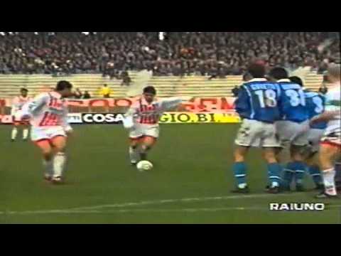 Serie A 1997-1998, day 17 Bari - Napoli 2-0 (Marcolini, Sala)