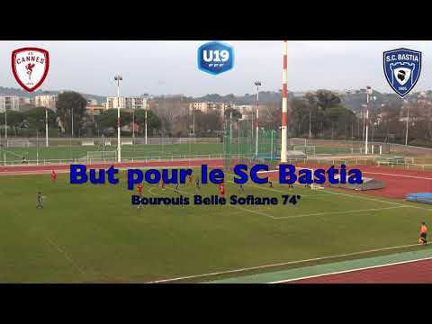 U19 Nationaux AS CANNES - SC Bastia