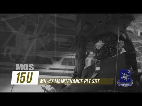 Go160thSOAR Service in the 160th: 15U MH47 Maintenance Platoon Sergeant