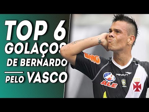 Top 6 gols de Bernardo pelo Vasco - Aqui é Vasco