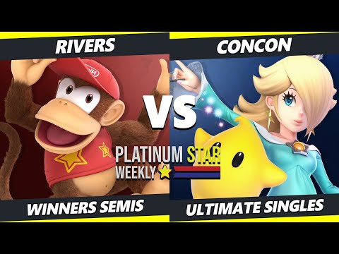 PSW S15:W7 Winners Semis - Rivers (Diddy Kong, Roy) Vs. ConCon (Rosalina) SSBU Ultimate Tournament