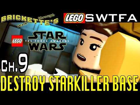 LEGO Star Wars The Force Awakens Ch 9 Destroy Starkiller Base MINIKITS+Regenerating Hearts RED BRICK