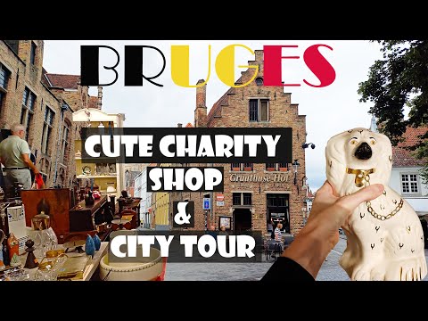 Treasure Hunt in BRUGES🇧🇪 Let's Shop for Cute Vintage & Collectibles😍Lovely City Tour ❤️
