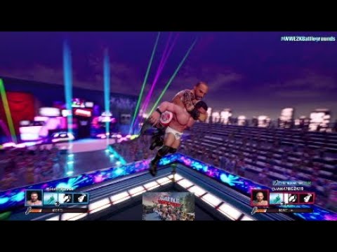 Robert Roode vs. Ricochet | WWE 2K Battlegrounds | Lit Arena Battleground - New Year's Day 2K21