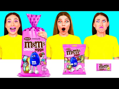 Big, Medium and Small Plate Challenge | Funny Food Situations
