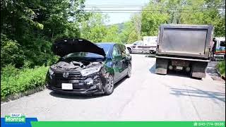 An accident took place on Route 208, corner Captain Carpenter Rd