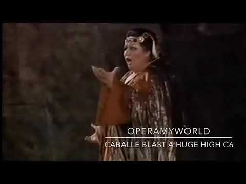 Montserrat Caballe Blasts a Huge High C6 And Causes Pandemonium (Liceu, 1984)