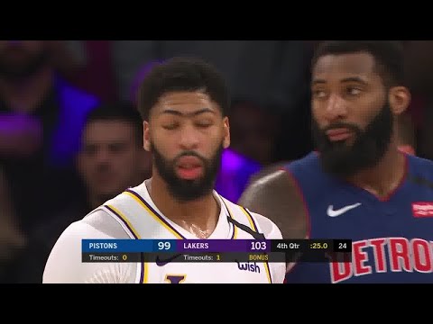 Anthony Davis Full Play vs Detroit Pistons | 01/05/20 | Smart Highlights
