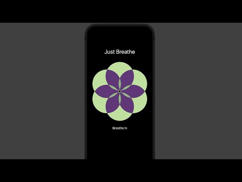 SwiftUI: Designing Fine-grained, Relaxing and Stunning Breath Animation