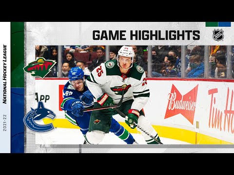 Wild @ Canucks 10/26/21 | NHL Highlights