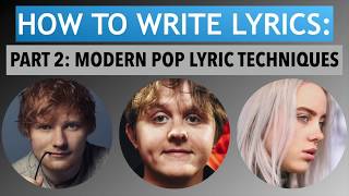 How To Write Lyrics (Part 2-Common Techniques) (Songwriting Tips Tutorial)
