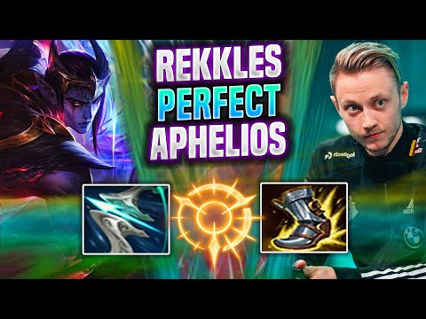 REKKLES PERFECT GAME WITH APHELIOS! - KC Rekkles Plays Aphelios ADC vs Jinx! | Season 2022