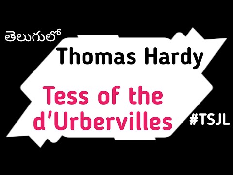 Tess of the d'Urbervilles in Telugu I Telanagana JL English Literature