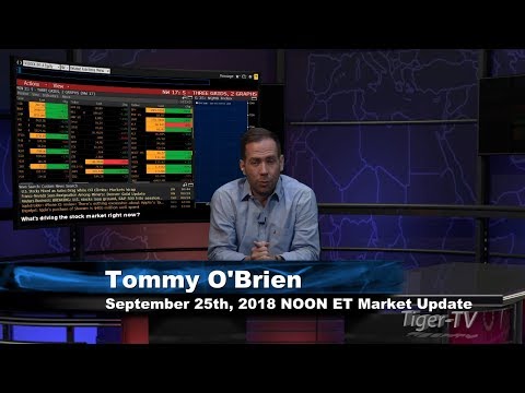 September 25th NOON ET Market Update with Tom O'Brien on TFNN