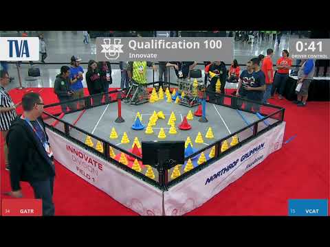 2018 VEXU Innovate Q100 - GATR vs VCAT - 42 to 7