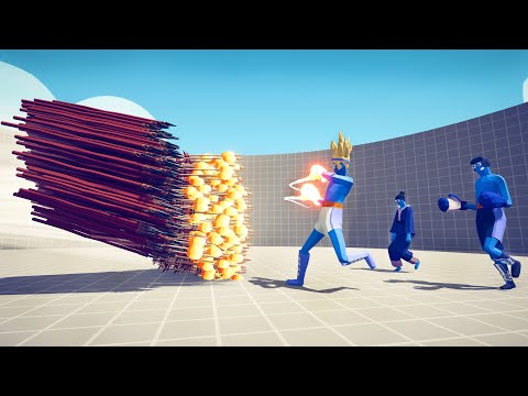 TRIO FIGHTERS vs EVERY GOD - Totally Accurate Battle Simulator TABS