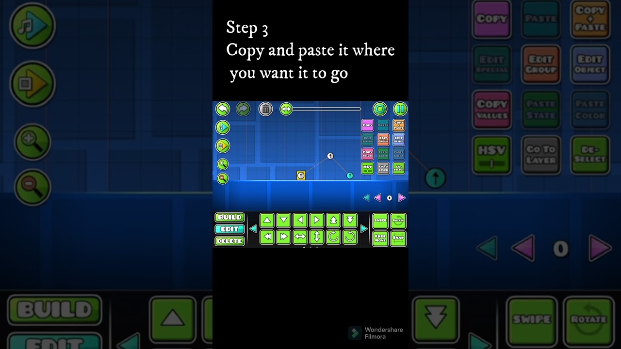 How to use the keyframe system in Geometry Dash