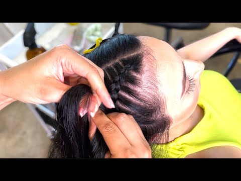 Finger Placement for Braiding (Dutch Braids)
