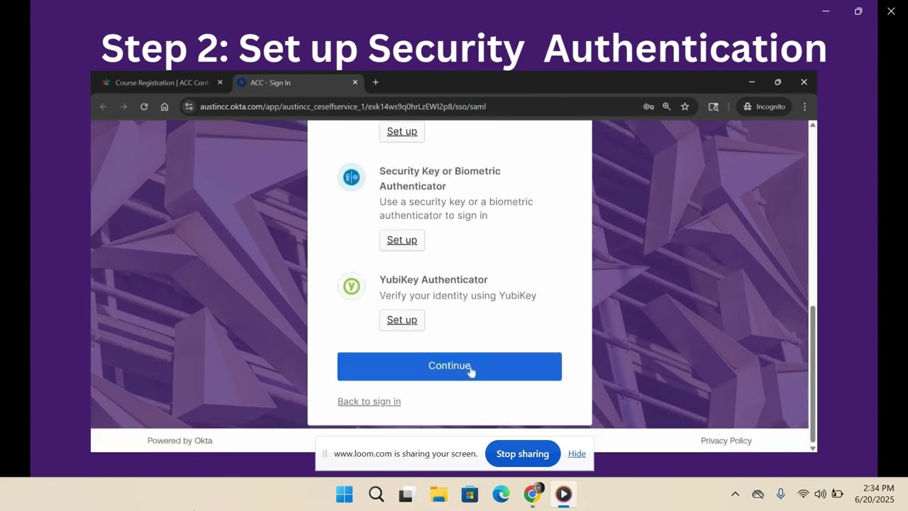Continuing Education (CE) Registration Steps
