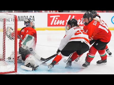 Highlights from Canada vs. Hungary in preliminary-round action at the 2026 U18 Women's Worlds