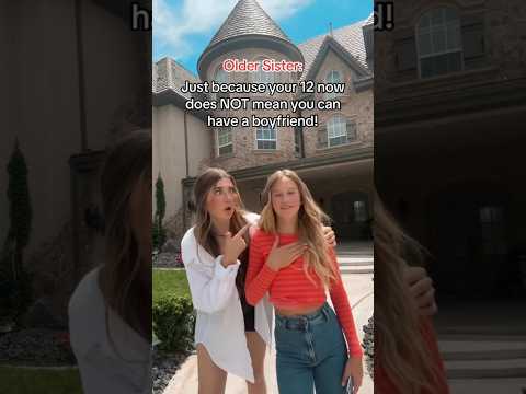 Does my 12 year old sister have a BOYFRIEND? 😱 😳 #shorts