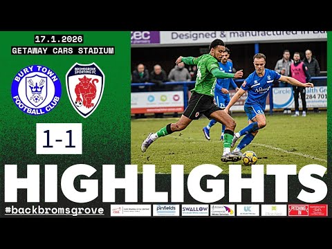 Benbow from the bench sees points shared | Bury Town 1-1 Bromsgrove Sporting