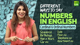 Different Ways To Say Numbers in English | Birthday, Years, Telephone, Date | English Lesson