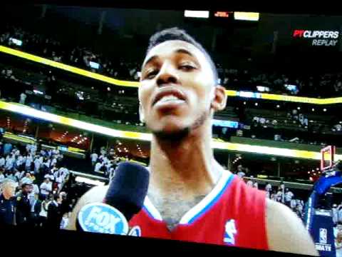 Nick Young....Best NBA Interview of the year.....After clipps big win over the grizz game 1