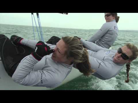 Lucy & Kate Macgregor, Annie Lush - 2012 British Sailing Team - Elliott 6m - Womens Match Racing