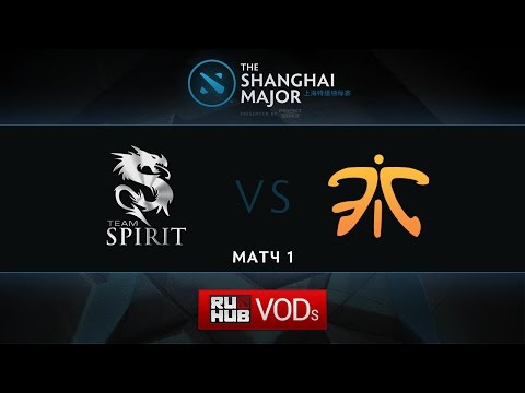 Spirit vs Fnatic, Shanghai Major, Group B, Game 1